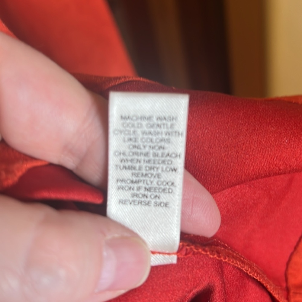 Cato Burnt Orange Faux Suede Belted Blazer Jacket Size Large - Picture 8 of 9